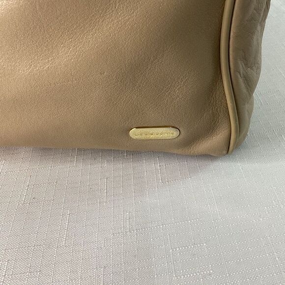 Liz Claiborne Tan and Brown Leather Handbag - Picture 6 of 9